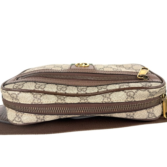 GUCCI GG Supreme Ophidia Medium Monogram Belt Bum Waist Bag - Picture 9 of 14
